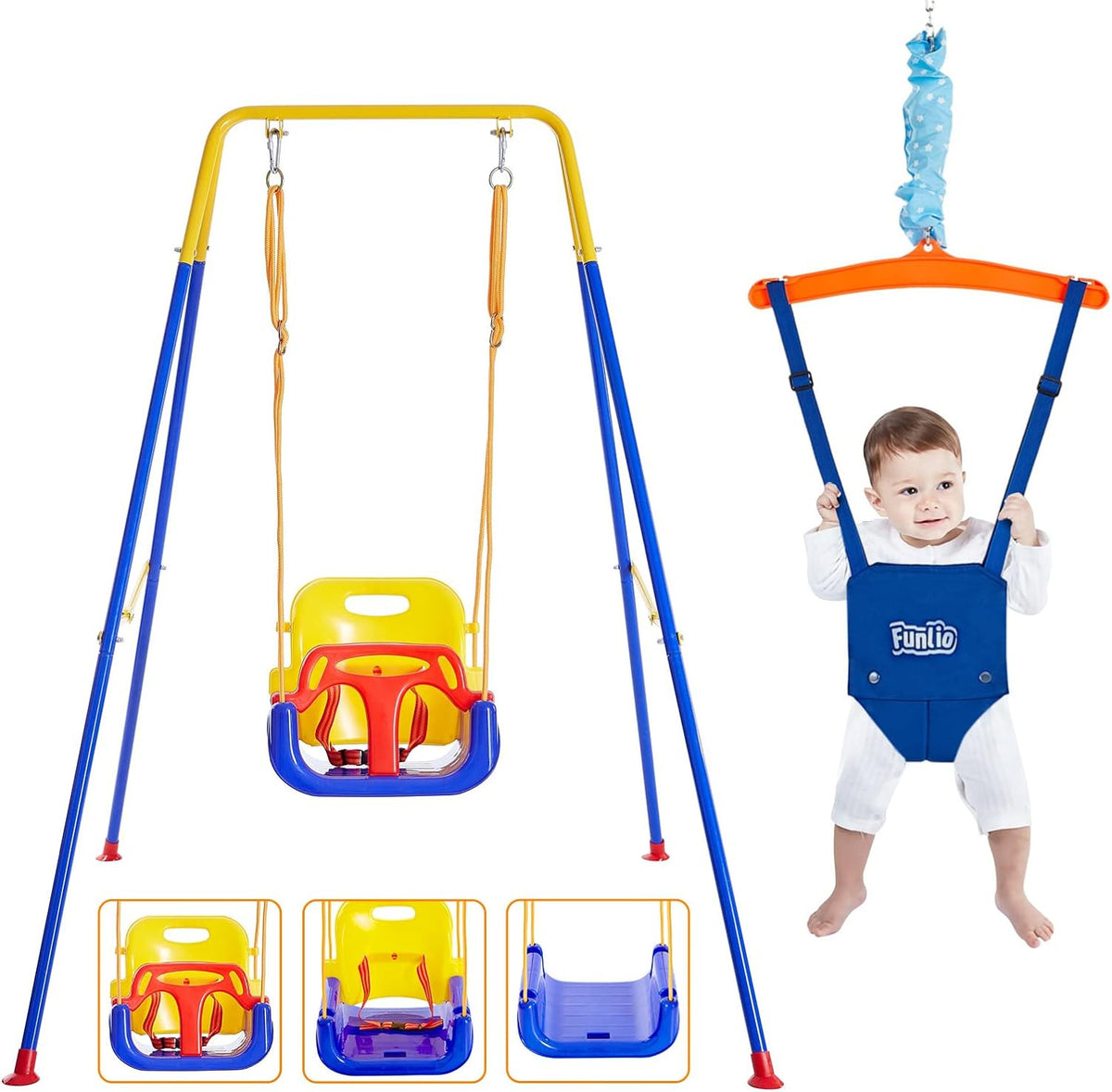 Foldable Baby Jumper with Stand