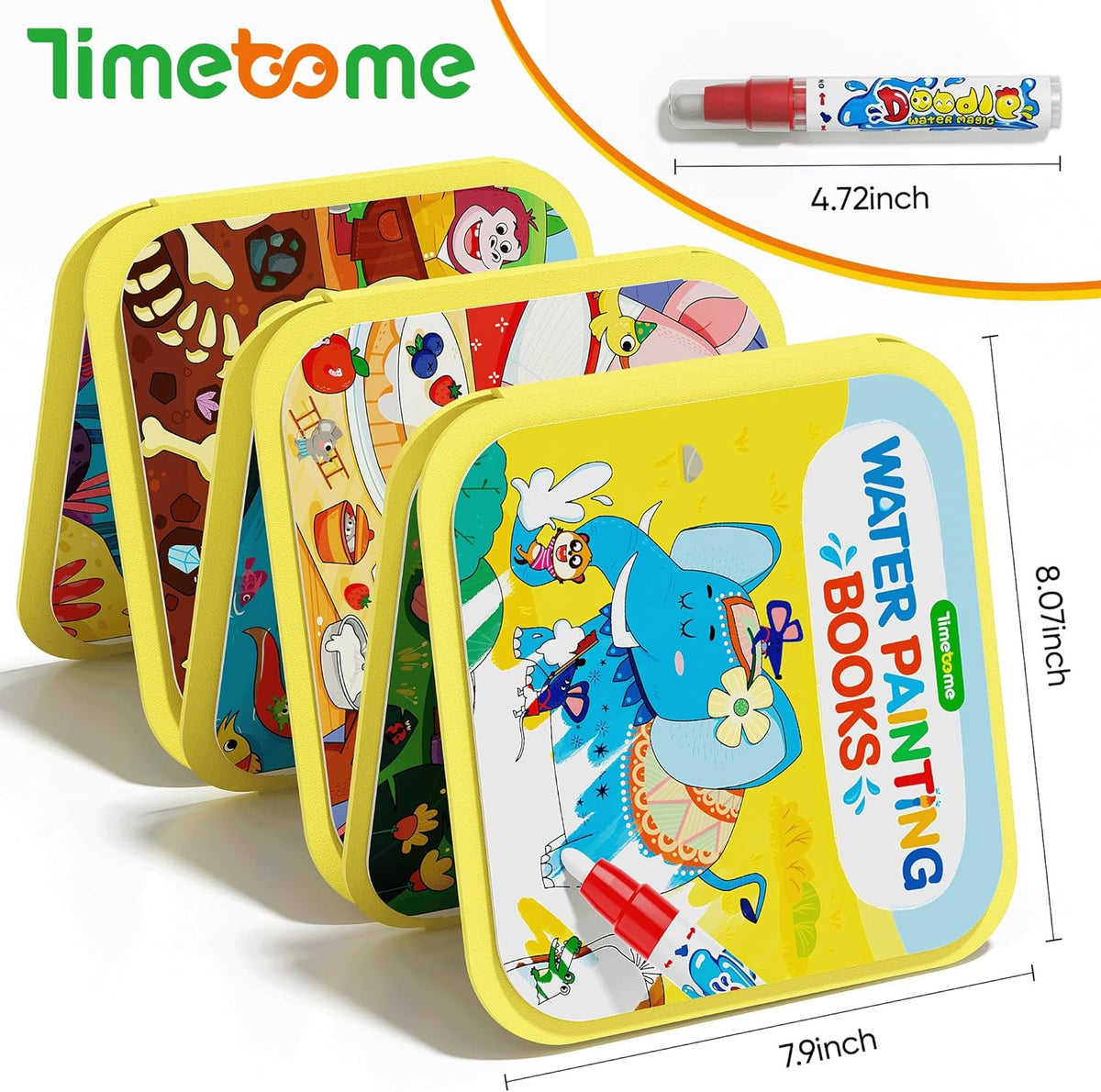 Water Painting Books for Kids 3-Pack