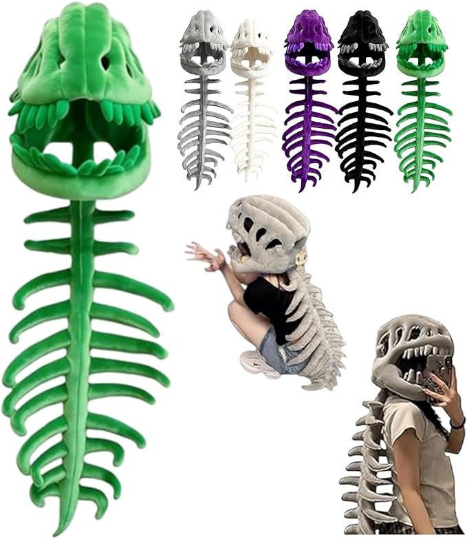 Toddler 3D Dinosaur Skeleton Costume