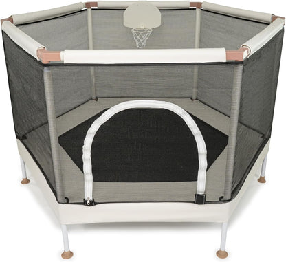 Aesthetic Indoor and Outdoor Toddler Trampoline