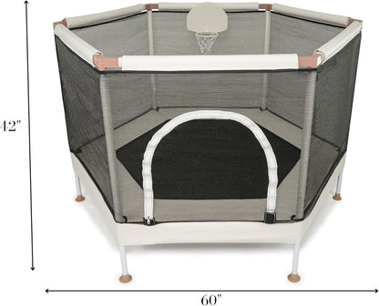 Aesthetic Indoor and Outdoor Toddler Trampoline
