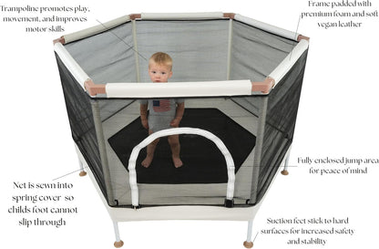 Aesthetic Indoor and Outdoor Toddler Trampoline