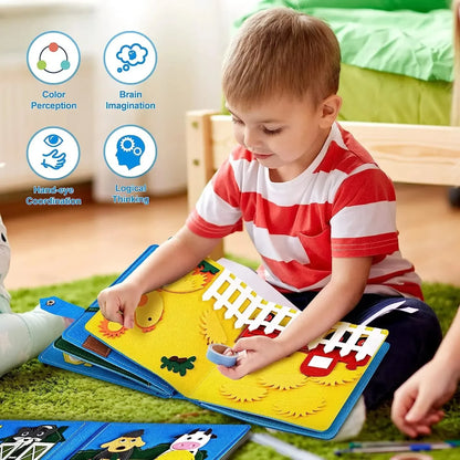 Toddlers Montessori Busy Book