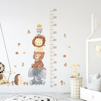 3PC Cartoon Animal Wall Stickers