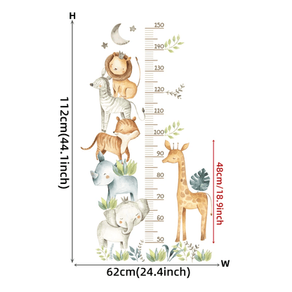 3PC Cartoon Animal Wall Stickers