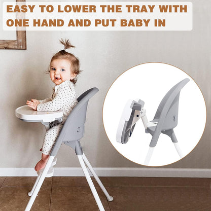 3-in-1 Cute Folding High Chair