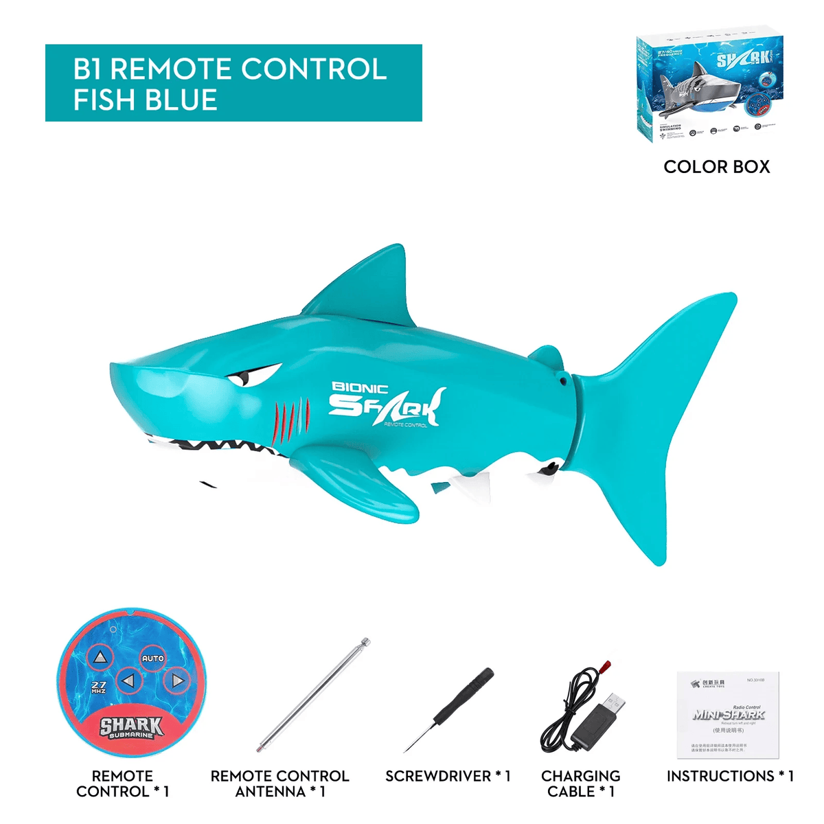 Remote Control Shark Toy