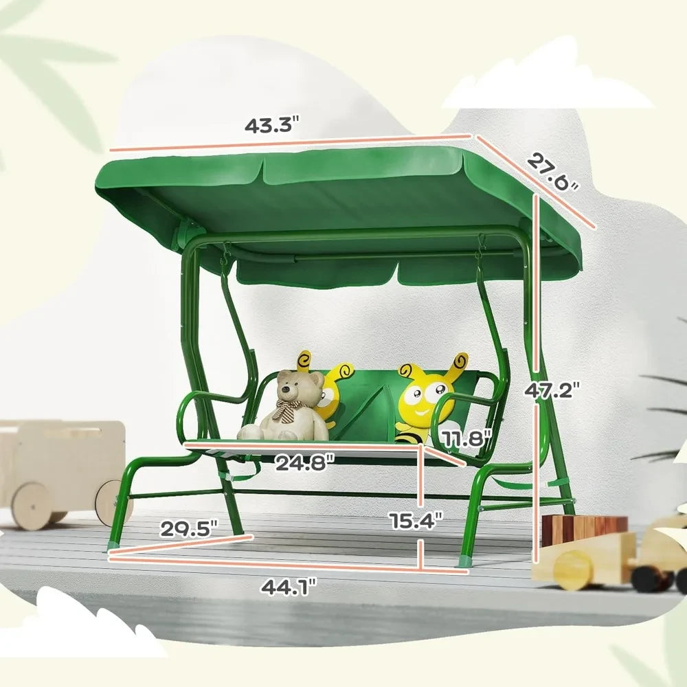 Outsunny Kids Patio Swing