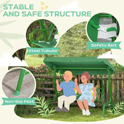 Outsunny Kids Patio Swing