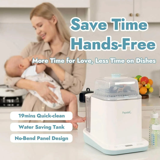 Papablic™ Baby Bottle Washer Steriliser and Dryer
