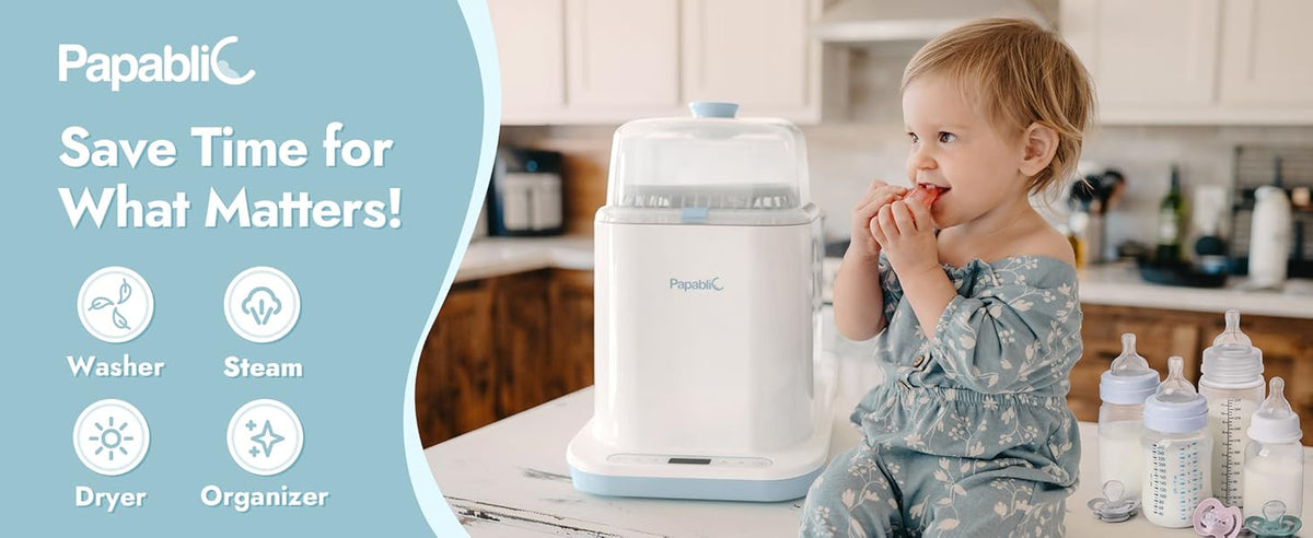 Papablic™ Baby Bottle Washer Steriliser and Dryer