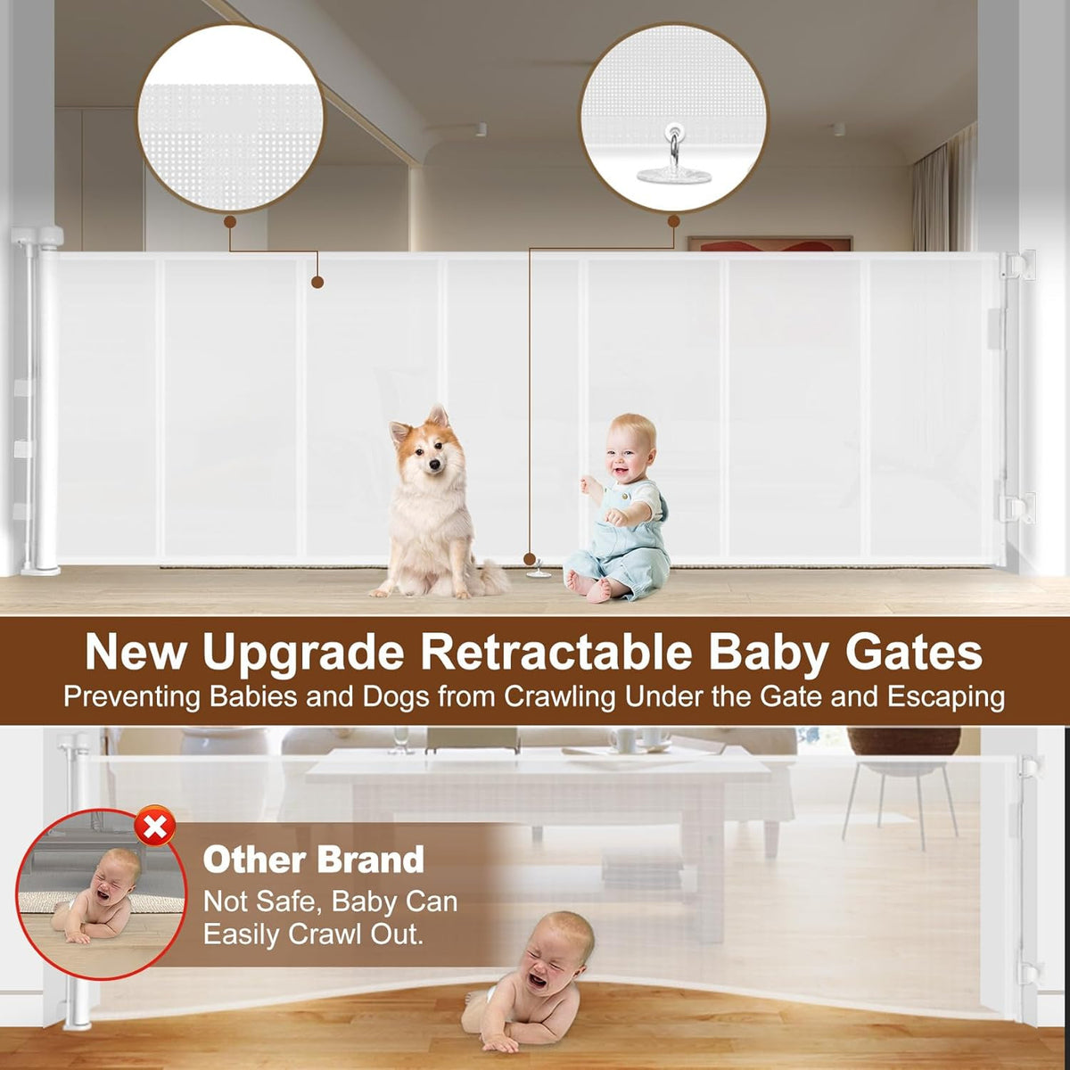 Retractable Baby Safety Gate