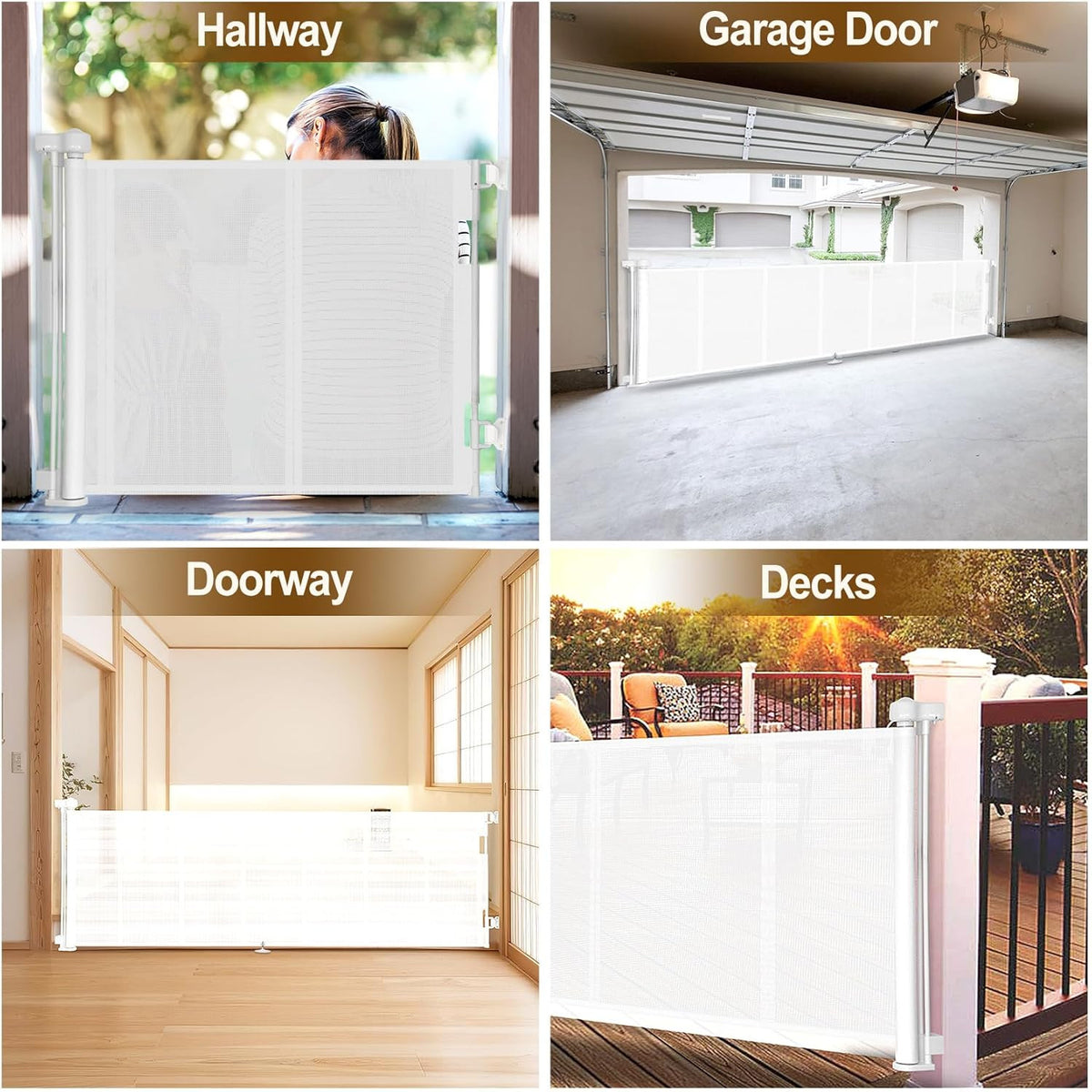 Retractable Baby Safety Gate