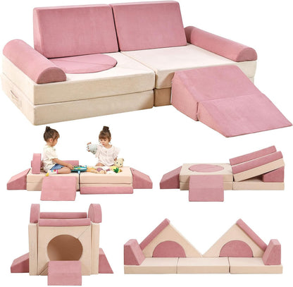 12PCS Modular Kids Play Couch