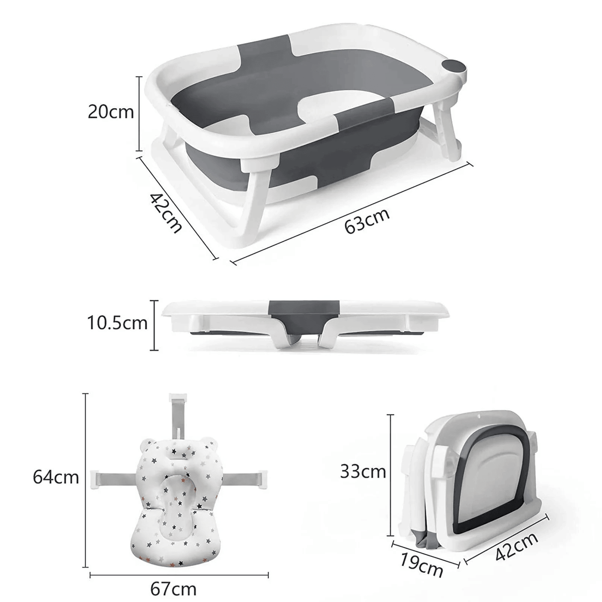 Infant Baby Bathtub