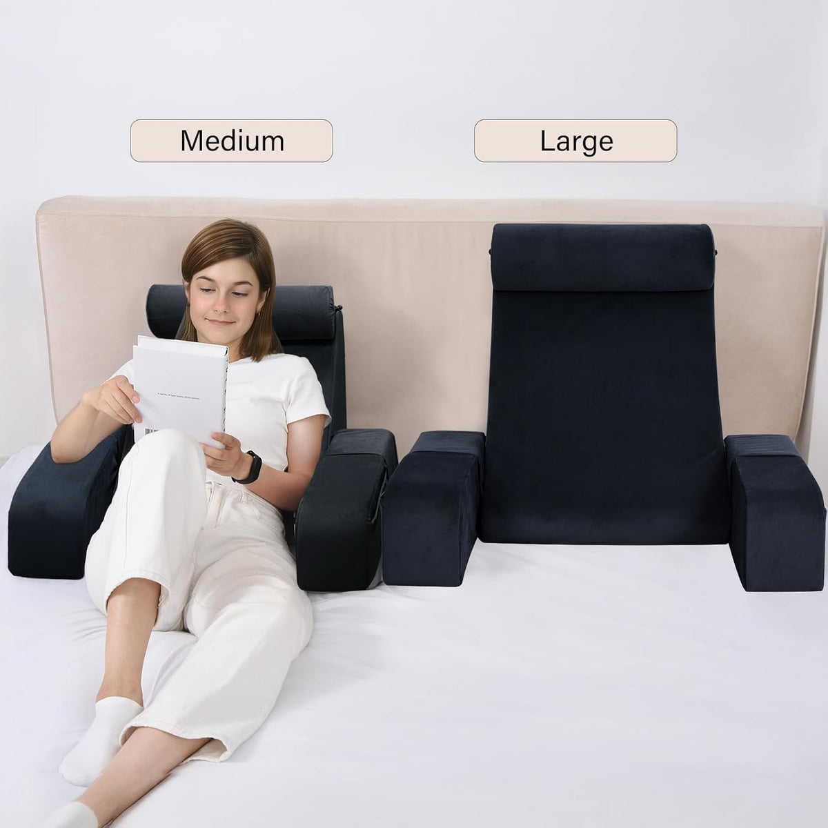Pregnant Mom Back Pillow for Bed Sitting up