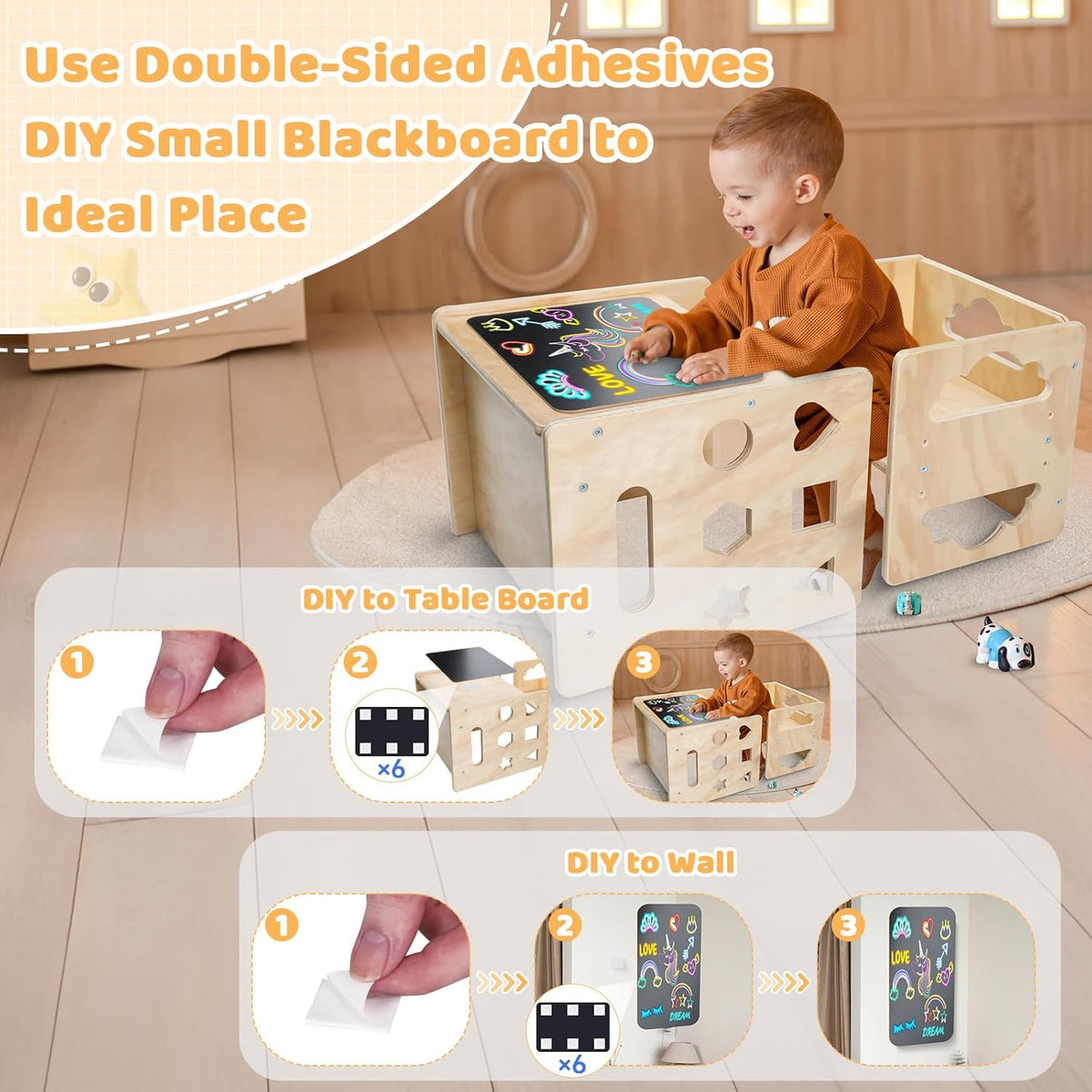 Toddlers Montessori Table and Chair Set