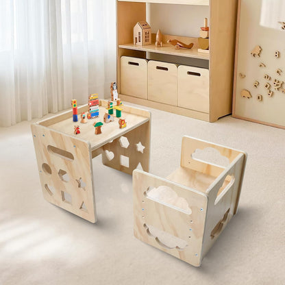 Toddlers Montessori Table and Chair Set