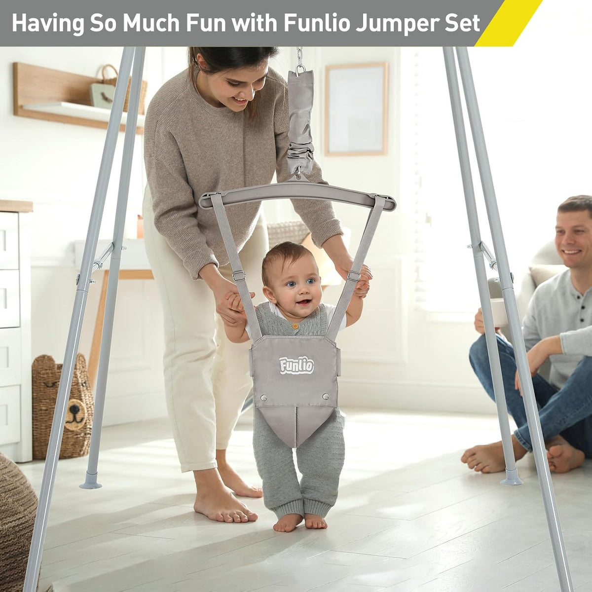 Foldable Baby Jumper with Stand