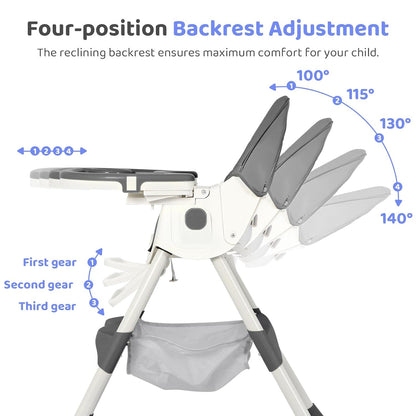 6 in 1 Convertible Baby High Chair
