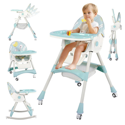 6 in 1 Convertible Baby High Chair