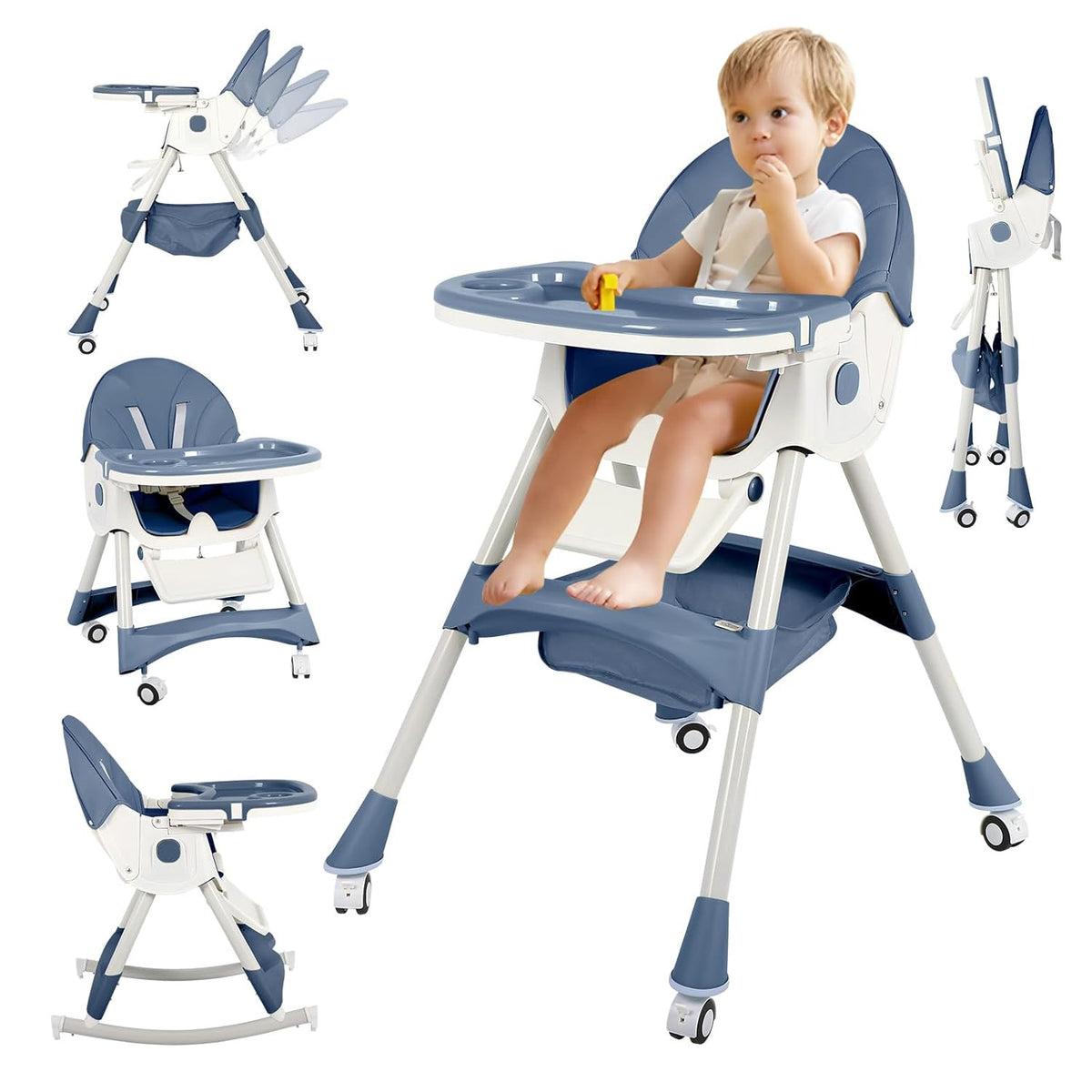 6 in 1 Convertible Baby High Chair