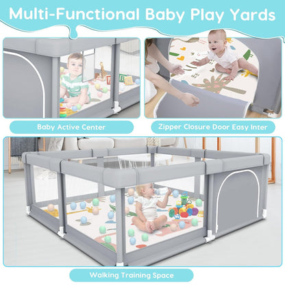 Baby Playing Playpen Indoor