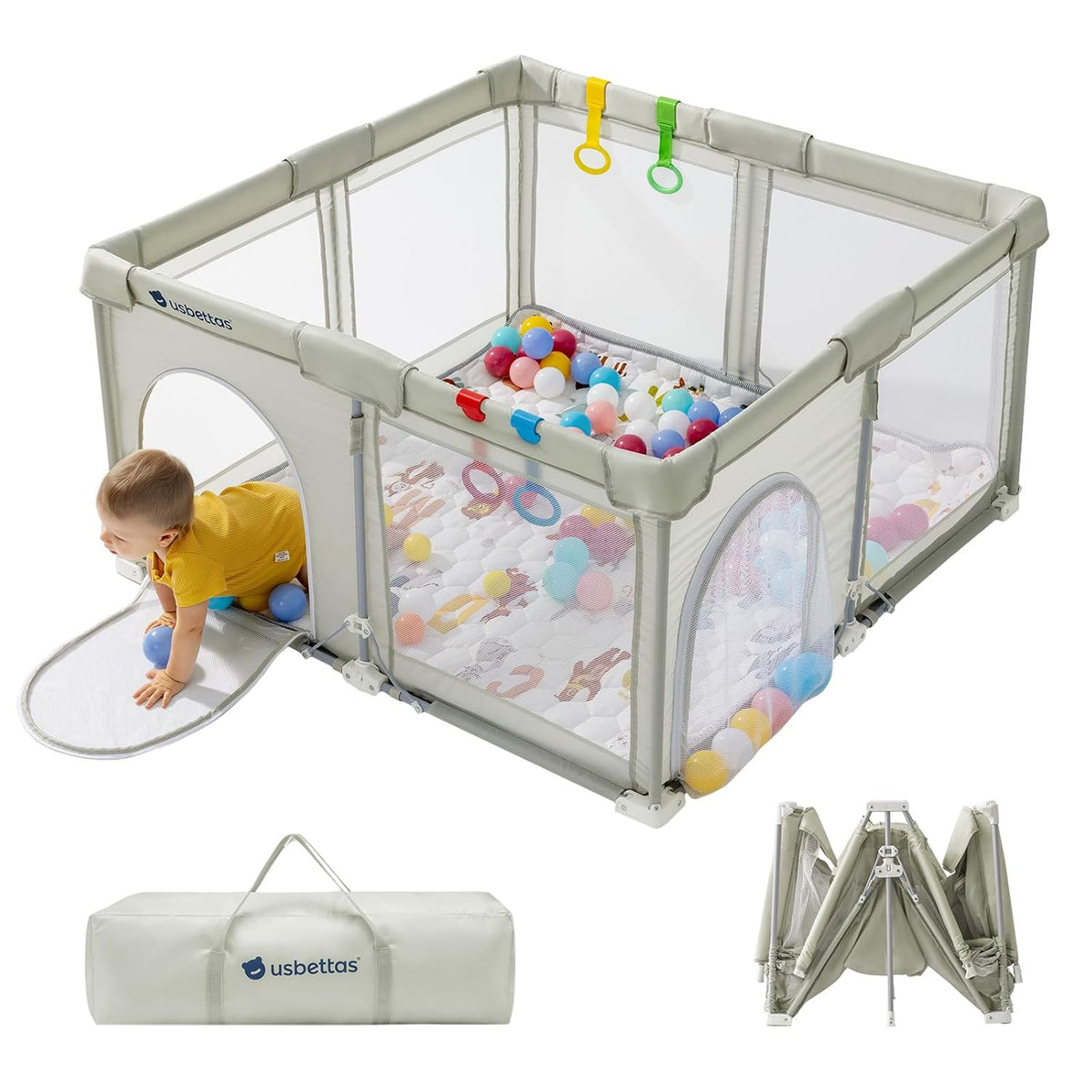 Baby Playing Playpen Indoor