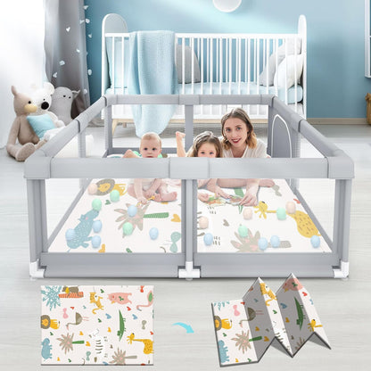 Baby Playing Playpen Indoor