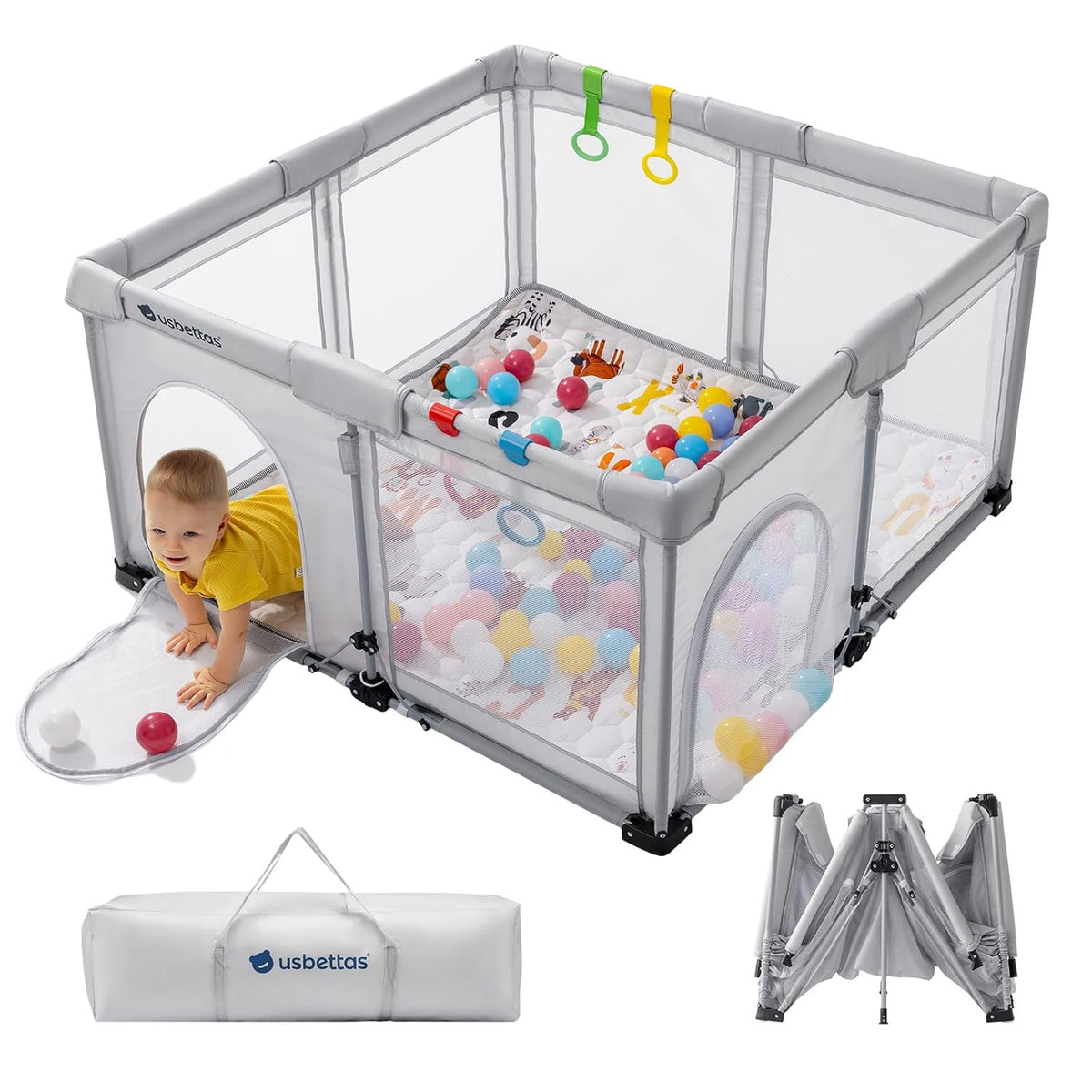Baby Playing Playpen Indoor
