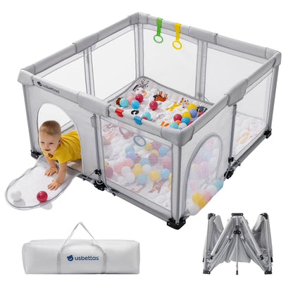 Baby Playing Playpen Indoor
