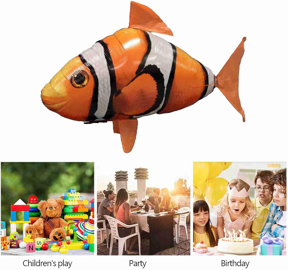 Remote Control Flying Fish Toy