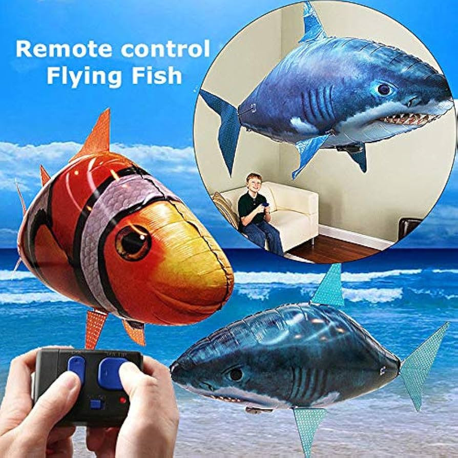 Remote Control Flying Fish Toy