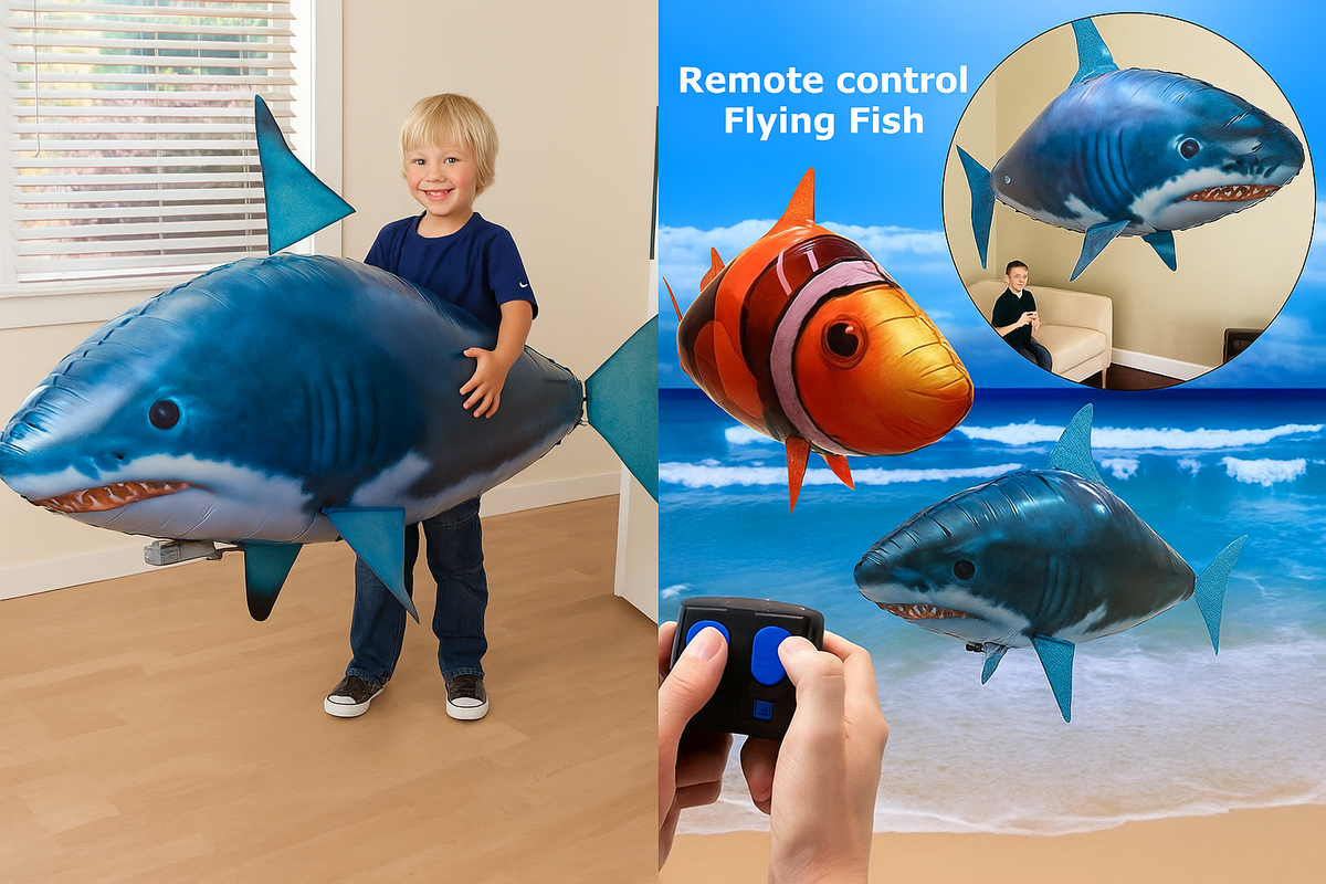 Remote Control Flying Fish Toy