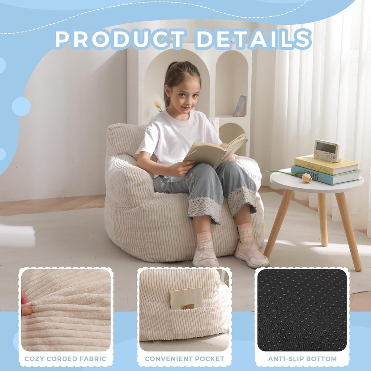 Cozy Kids Bean Bag Chair