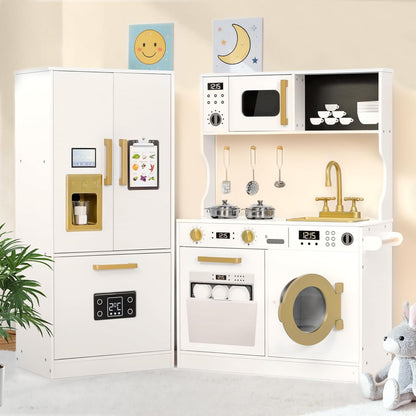 Wooden Kids Kitchen Playset