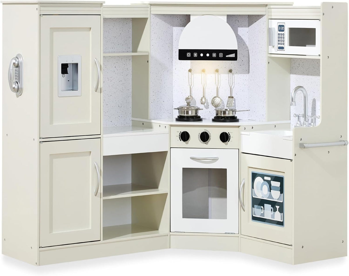 Wooden Kids Kitchen Playset