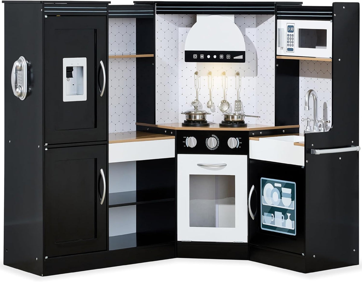 Wooden Kids Kitchen Playset