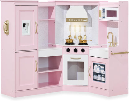 Wooden Kids Kitchen Playset