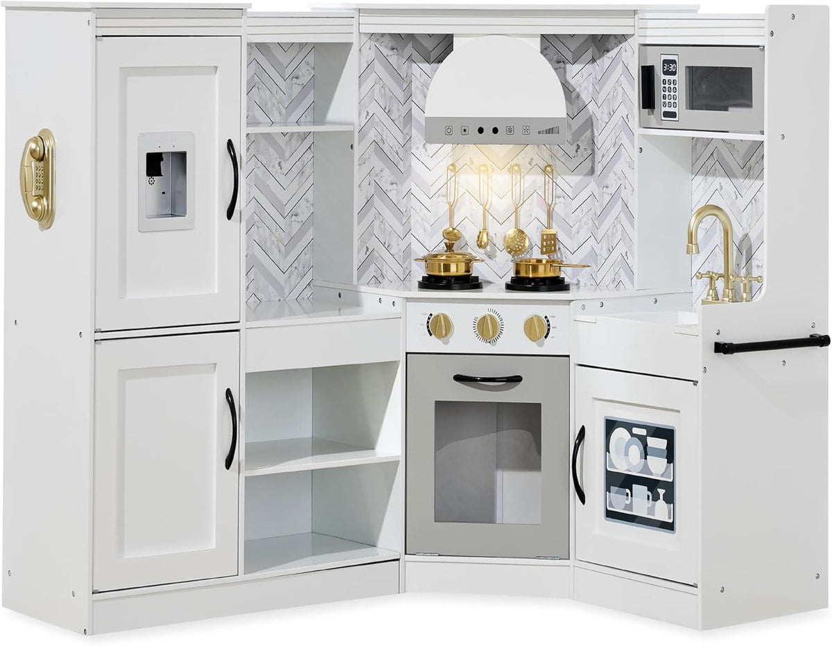 Wooden Kids Kitchen Playset