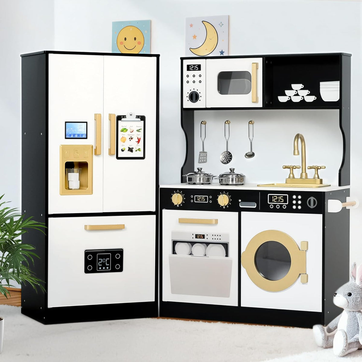 Wooden Kids Kitchen Playset
