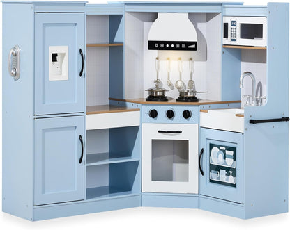 Wooden Kids Kitchen Playset