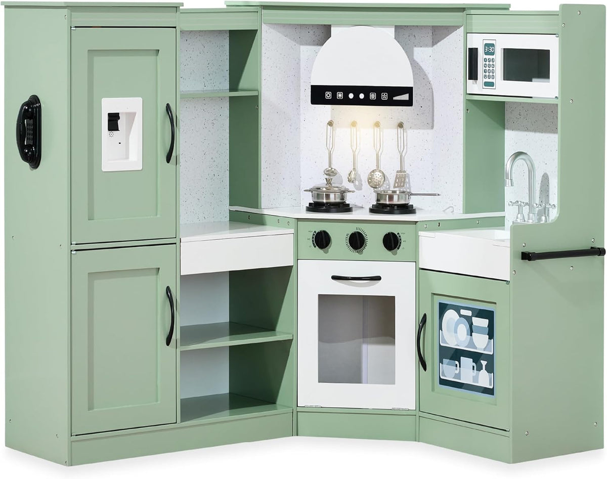 Wooden Kids Kitchen Playset