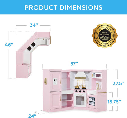 Wooden Kids Kitchen Playset
