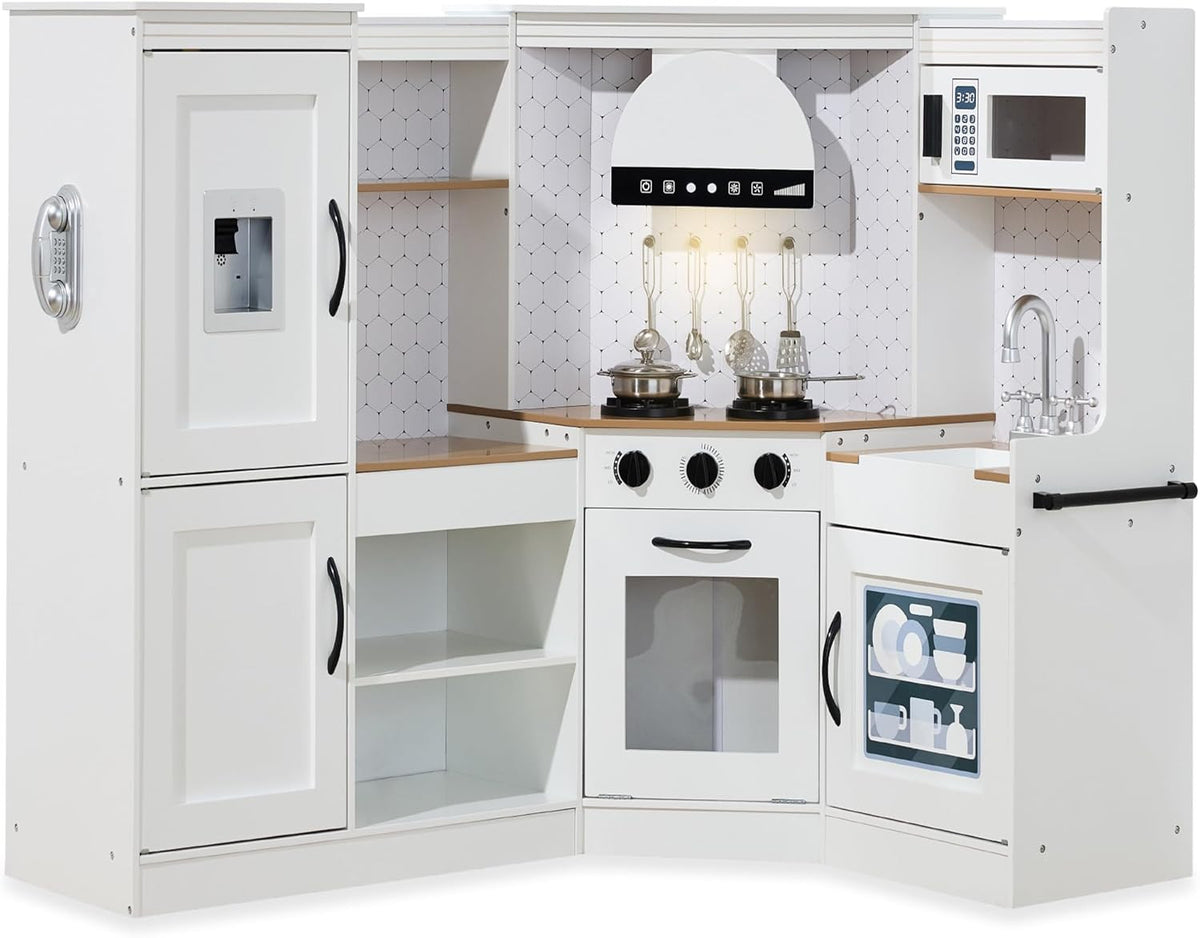 Wooden Kids Kitchen Playset