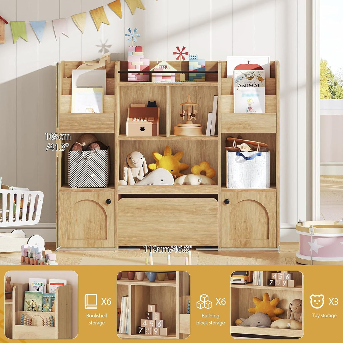 Kids Toy Storage Organizer