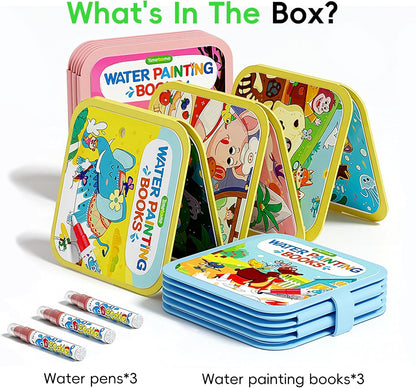 Water Painting Books for Kids 3-Pack