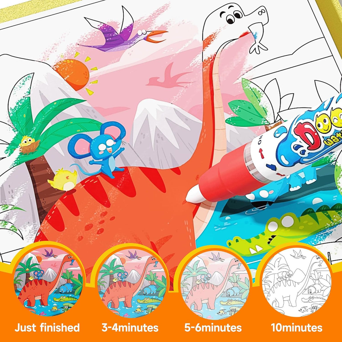 Water Painting Books for Kids 3-Pack