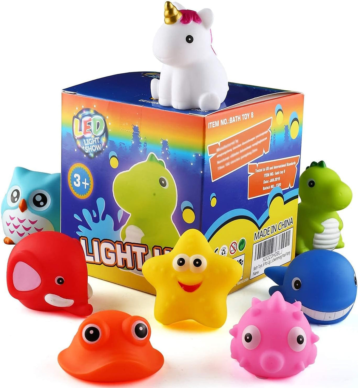 Toddlers Light Up Bath Toys