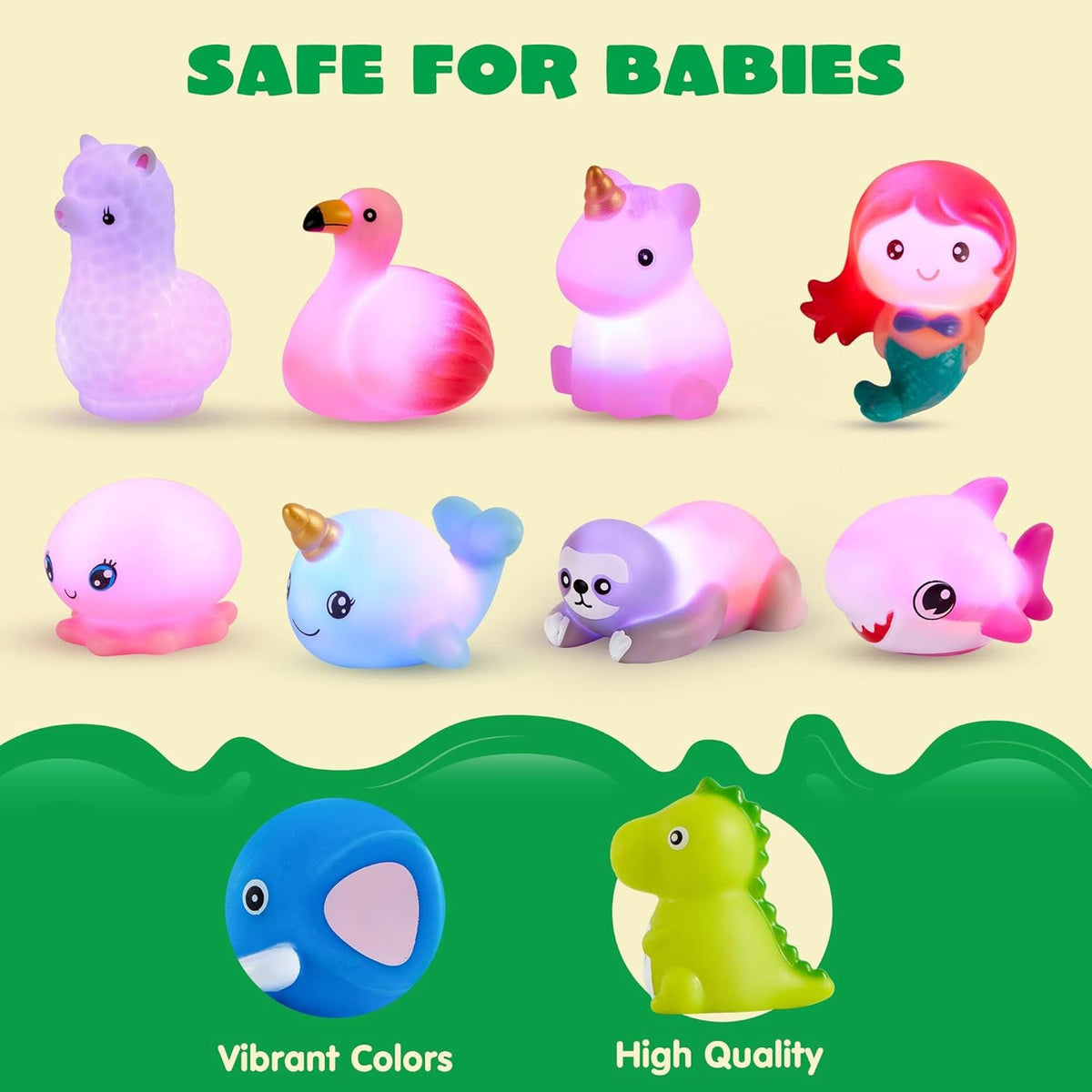 Toddlers Light Up Bath Toys